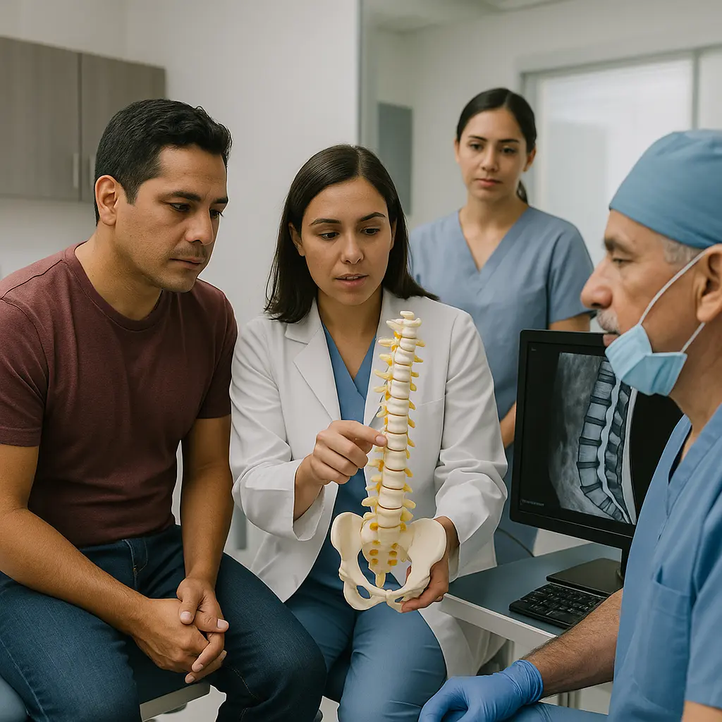 Cirugía de Columna Mínimamente Invasiva Ciudad de México Roma Norte paciente en recuperación | Clínica Spine