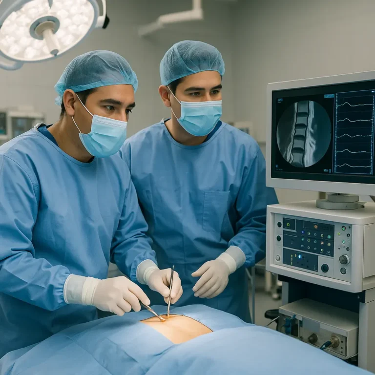 Cirugía de Columna con Monitoreo Neurofisiológico en quirófano de Cuauhtémoc, Ciudad de México | Clínica Spine
