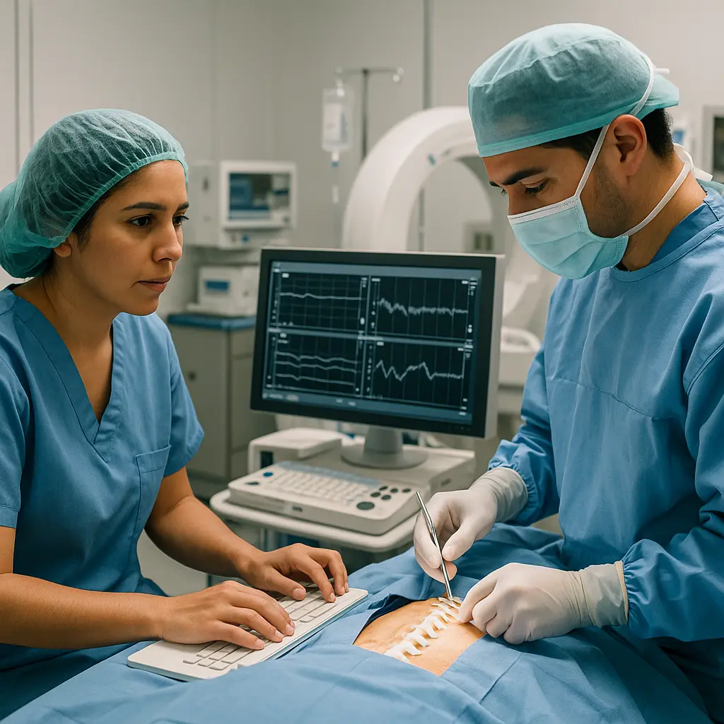 Cirugía de Columna con Monitoreo Neurofisiológico Ciudad de México Villa Coyoacán en quirófano seguro | Clínica Spine