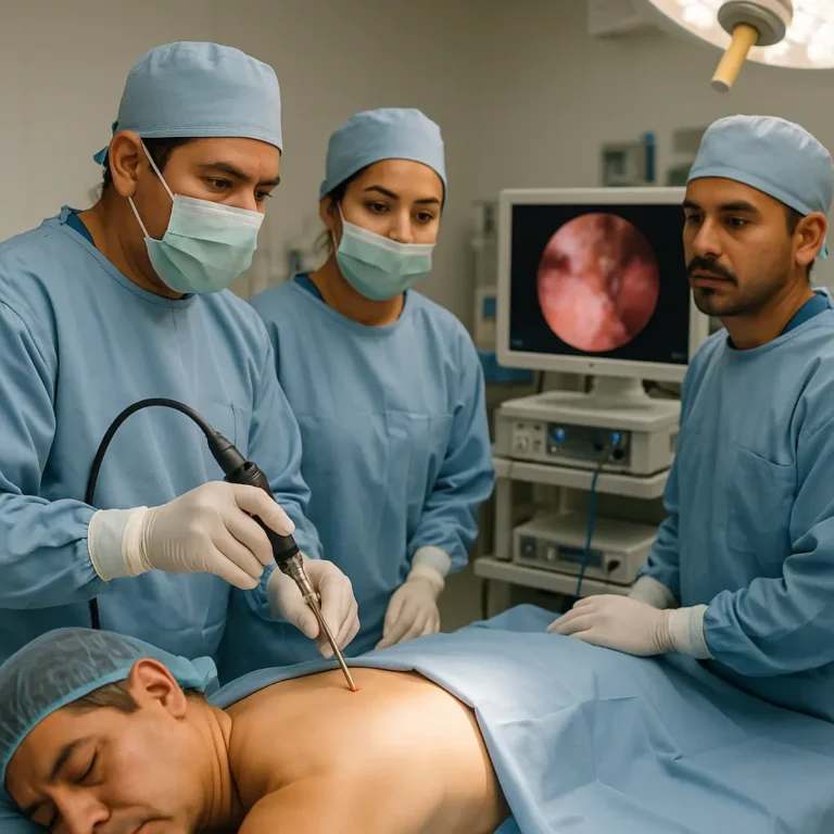 Cirugía de Columna Mínimamente Invasiva en Tlalpan, Ciudad de México: equipo y visión endoscópica | Clínica Spine