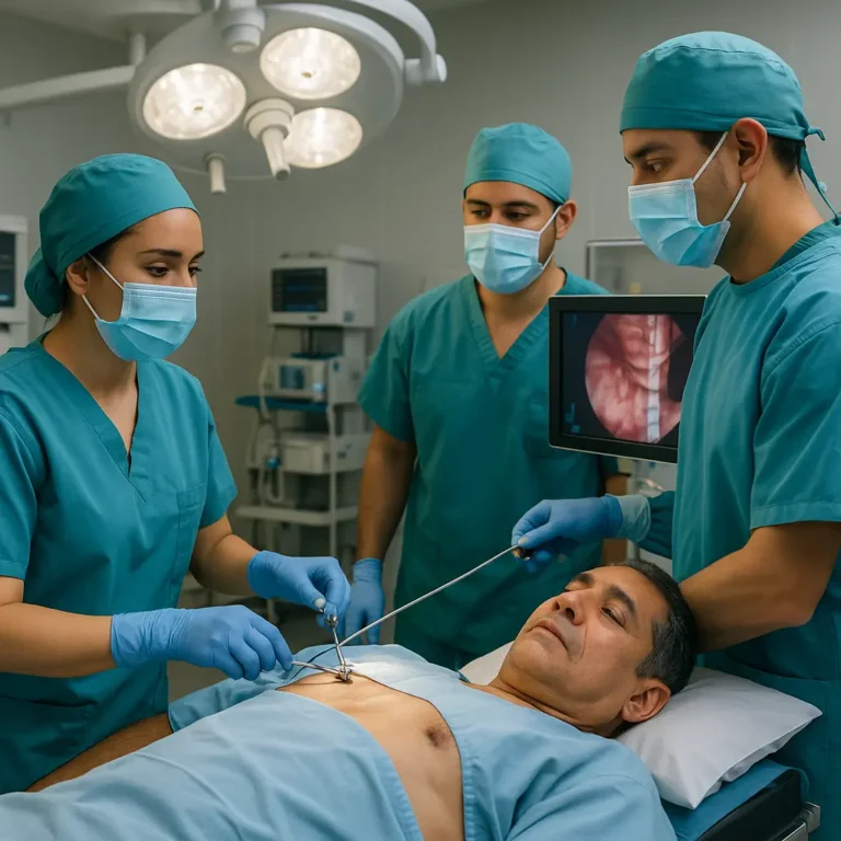 Cirugía de Escoliosis en Adultos Ciudad de México Lomas de Vista Hermosa, equipo médico en quirófano | Clínica Spine