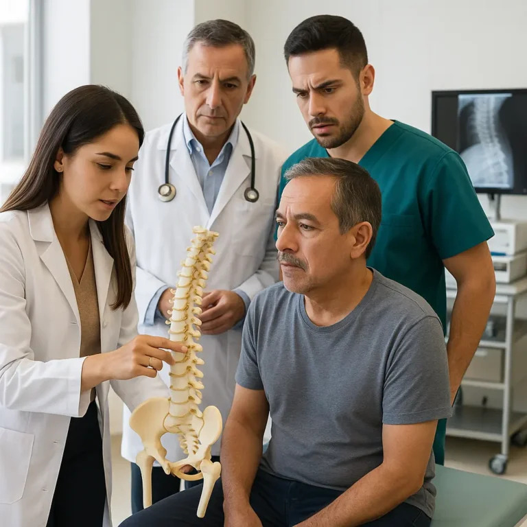 Cirugía de Escoliosis en Adultos en Narvarte Poniente, Benito Juárez, Ciudad de México - equipo médico en quirófano | Clínica Spine