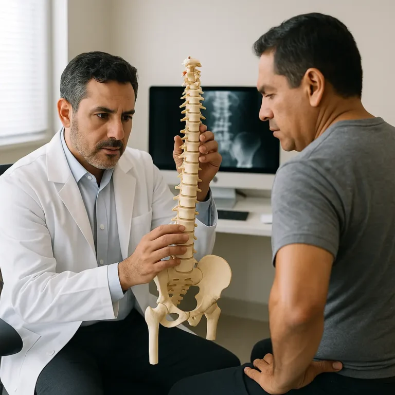 Cirugía de Escoliosis en Adultos CDMX Roma Norte consulta preoperatoria | Clínica Spine