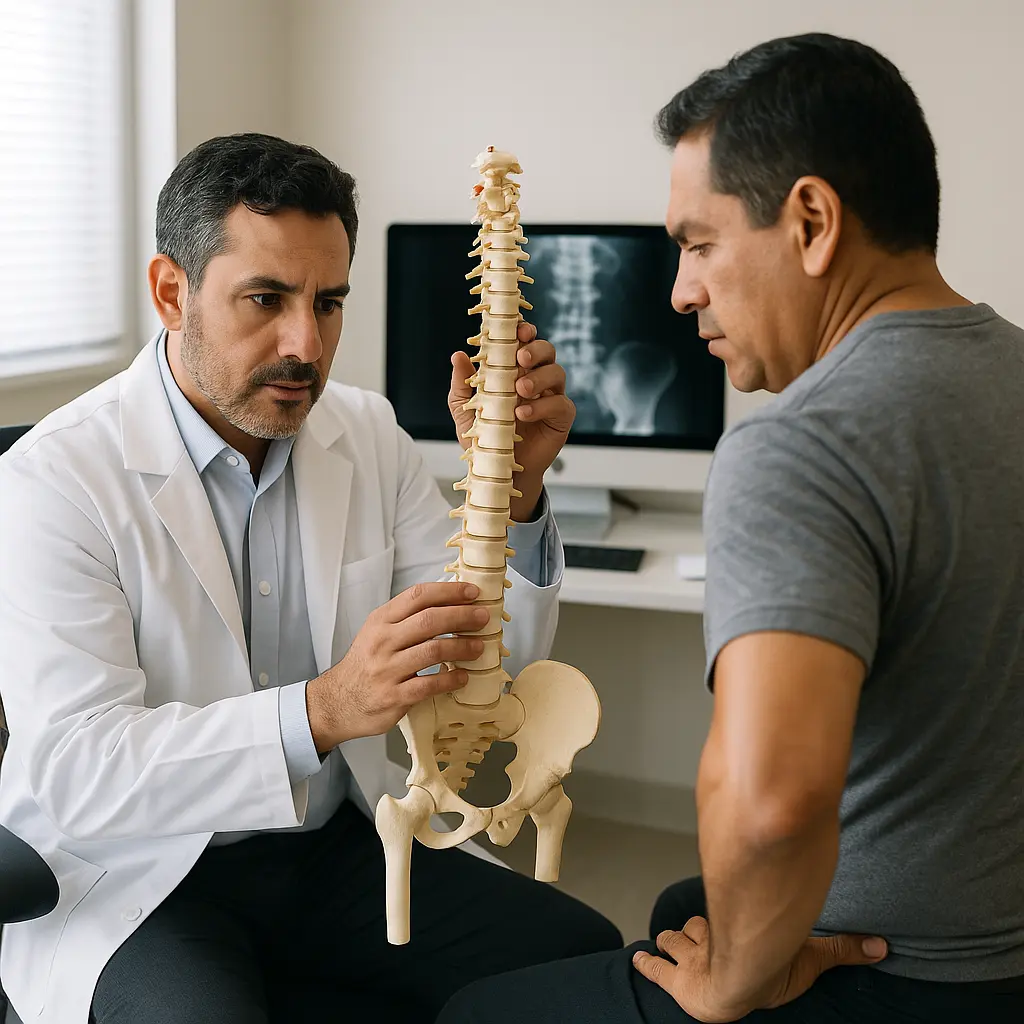 Cirugía de Escoliosis en Adultos CDMX Roma Norte consulta preoperatoria | Clínica Spine