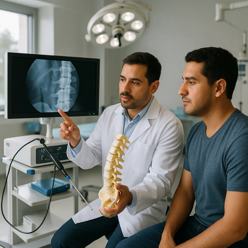 Cirugía Endoscópica de Columna Vertebral en Benito Juárez, Nápoles, quirófano moderno | Clínica Spine