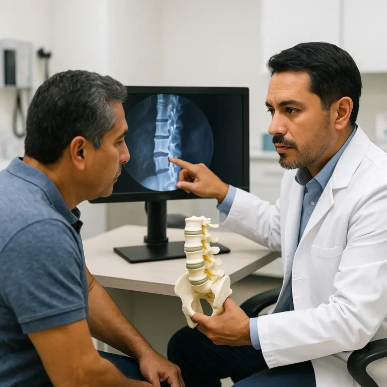 Cirugía Endoscópica de Columna Vertebral en Ciudad de México con paciente en valoración | Clínica Spine