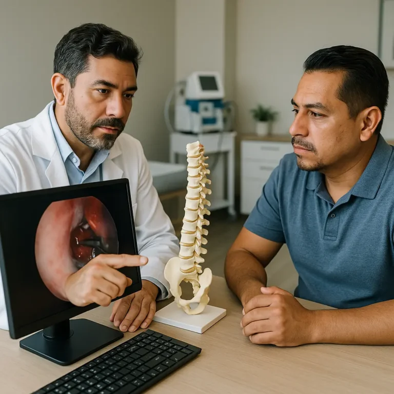 Cirugía Endoscópica de Columna Vertebral en Ciudad de México paciente local en evaluación | Clínica Spine
