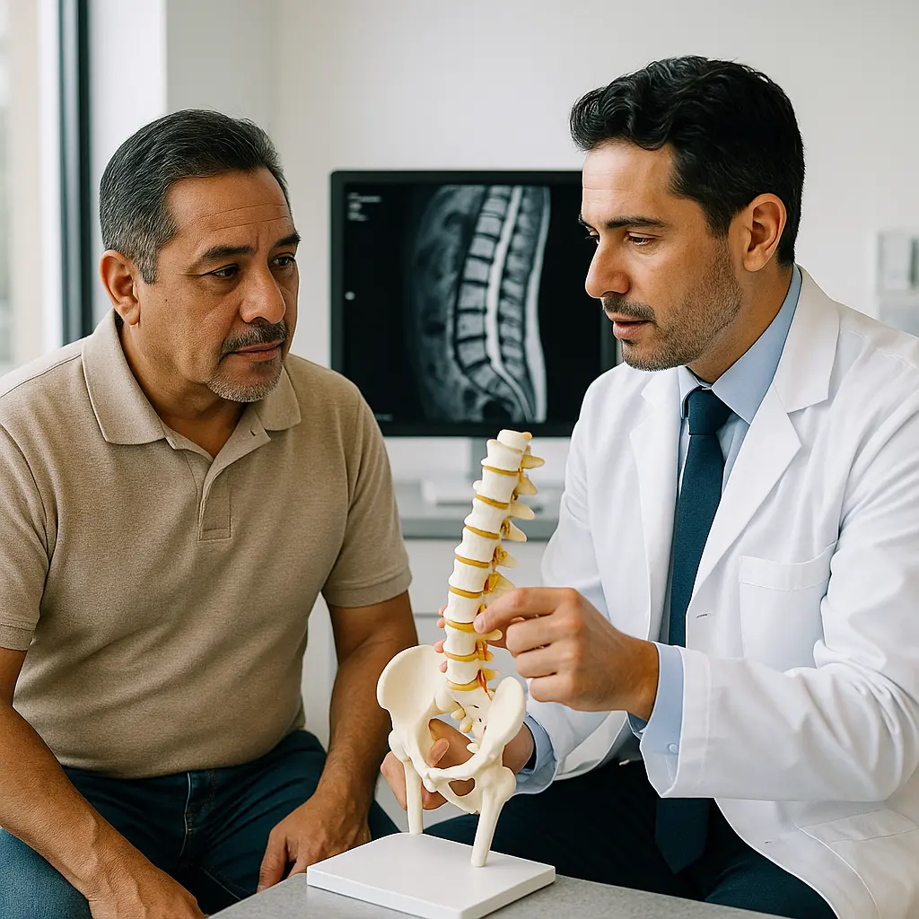 Cirugía para Tumores en Columna Vertebral en Cuauhtémoc, Ciudad de México, paciente en evaluación | Clínica Spine