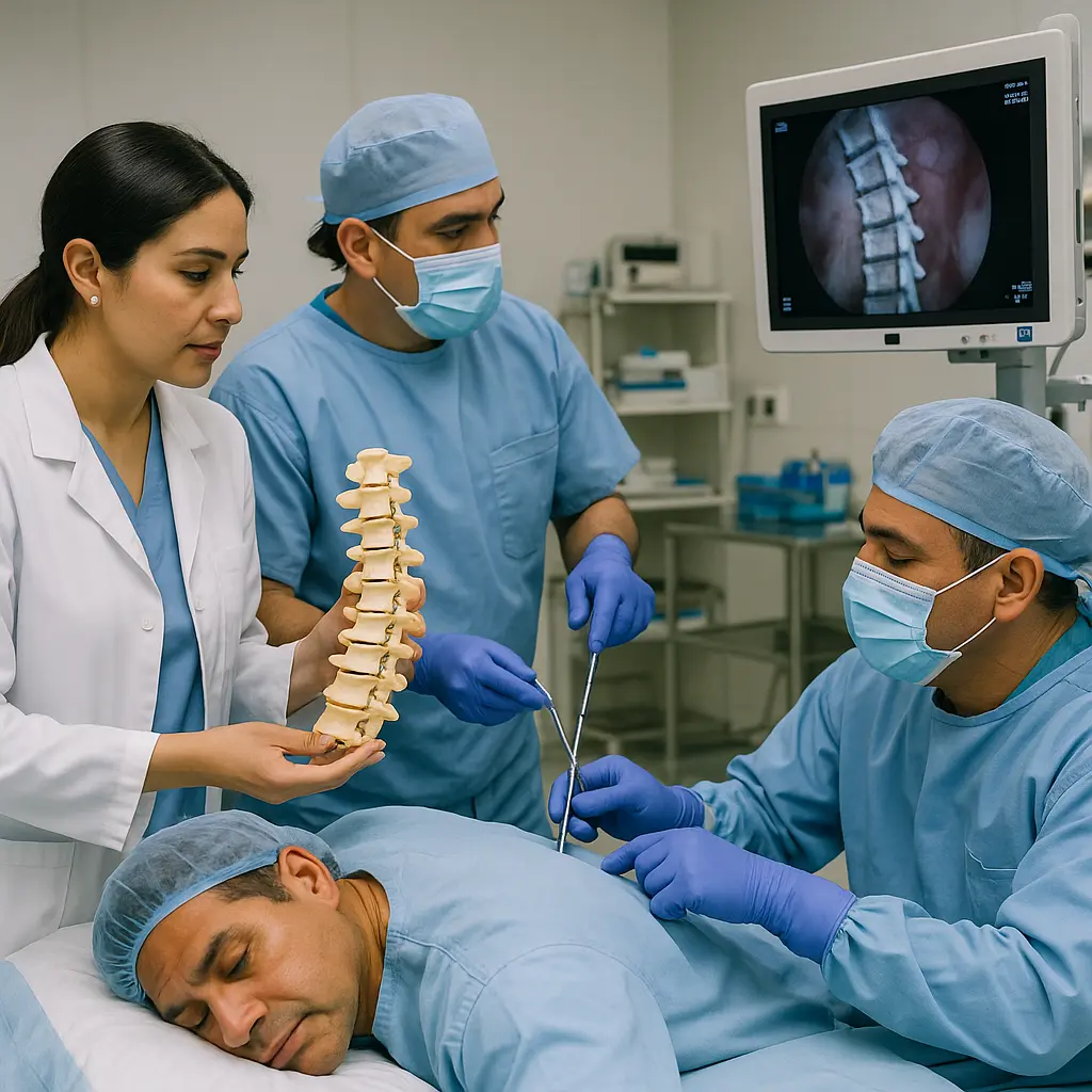 Cirugía para Tumores en Columna Vertebral en Tlalpan CDMX, quirófano y equipo especializado | Clínica Spine