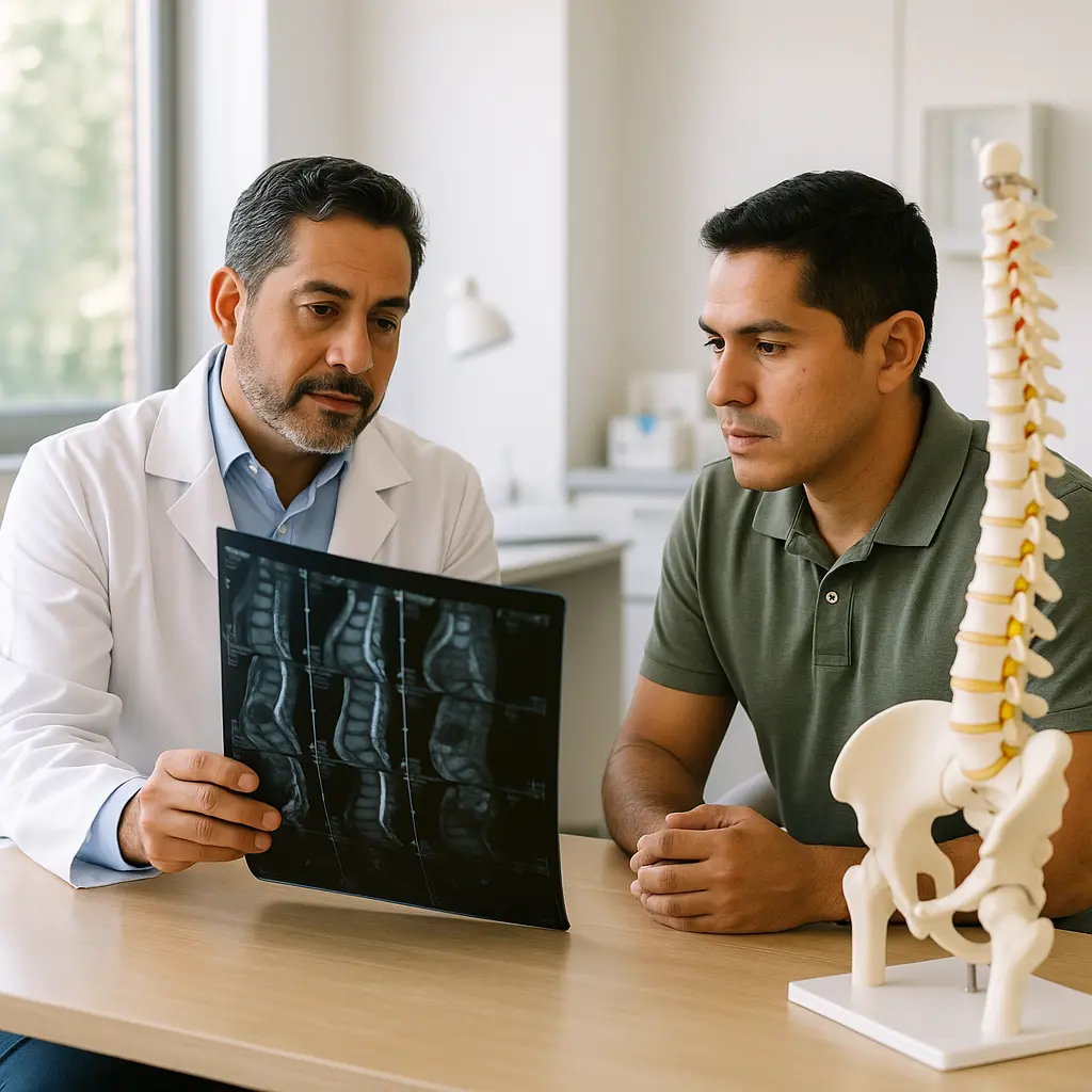Diagnóstico y Tratamiento de Hernia de Disco Cervical y Lumbar en Ciudad de México Benito Juárez Nápoles consulta especializada | Clínica Spine